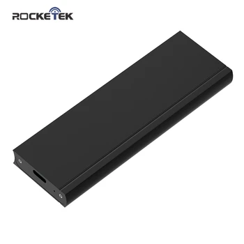 

Rocketek M2 SSD Case NVME Enclosure 10Gbps M.2 to USB Type C 3.1 Adapter for PCIE NGFF M/B&M Key Disk Box