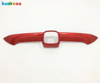 

For Honda CRV CR-V 2017 2018 2019 Carbon Fiber Front Grille Trims Grills Logo Frame Decoration Cover Trim Stickers Car Styling