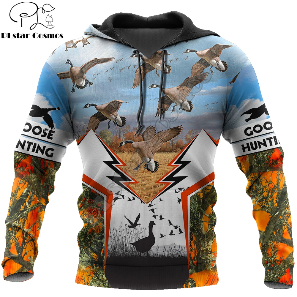 

Beautiful Goose Hunting 3D All Over Printed Mens hoodies and Sweatshirt Autumn Unisex zipper Hoodie Casual Sportswear DW822