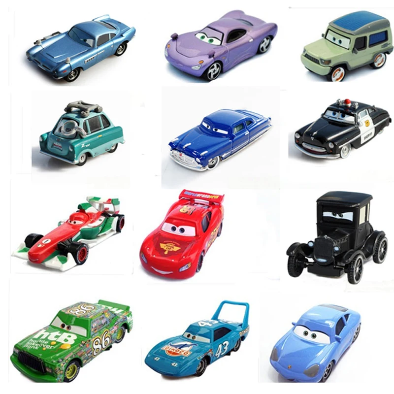 Disney Pixar Car Lightning McQueen Семья Джексон Сторм Рамирес 1:55 DieCast Металлического Сплава