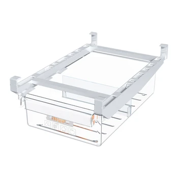 

Promotion! Refrigerator Built-in Drawer Space-Saving Plastic Household Container Storage Kitchen Storage Box