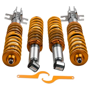 

Lowering Kit Coilovers For VolksWagen VW Golf Jetta MK1 Cabrio Adj. Suspension for VW Golf MK1 Coil Over Shock Absorber Strut
