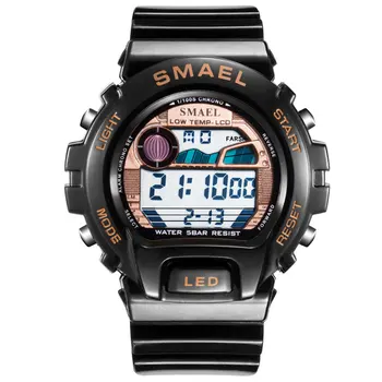 

New Luxury Brand SMAEL Men's Watches Big Dial Men Sports Watches Led Digital Wristwatches 50M Waterproof erkek kol saati reloj