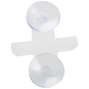 

Plastic Suction Cup Fish Tank Divider Sheet Holder Clip 10 Pcs White