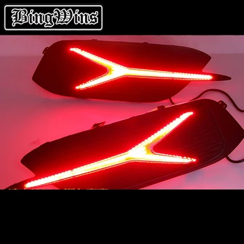 

Car styling For Honda 10Th Civic 19 special Y-type rear bar lamp refitted with running water turning tail lamp brake highlight