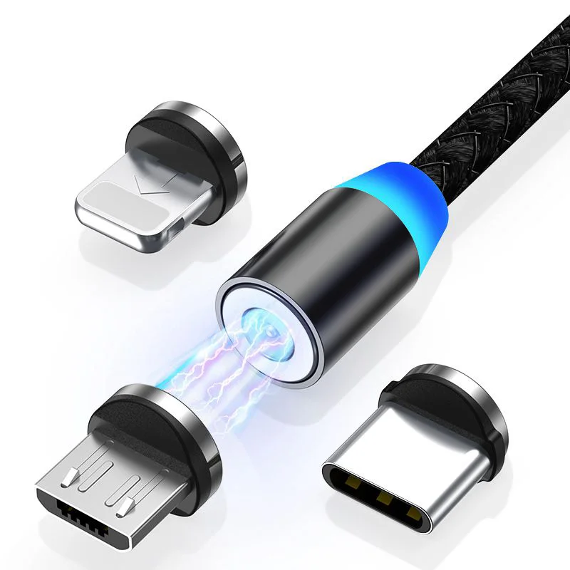 Олаф 2 м Магнитный Micro USB кабель для iPhone samsung Android мобильный телефон Быстрая зарядка usb type C кабель магнит зарядное устройство провод шнур