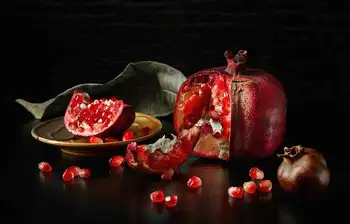 

Diamond Painting Full Diamond Decorative Cross Stitch Red Pomegranate Fruit Rhinestone Crystal Needlework Diamond Embroidery B