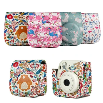 

Shoulder Camera Protective Case For Fujifilm Instax Polaroid Mini 8/ Mini8+/ 9 Camera Bag Personalized PU Color Protection Case