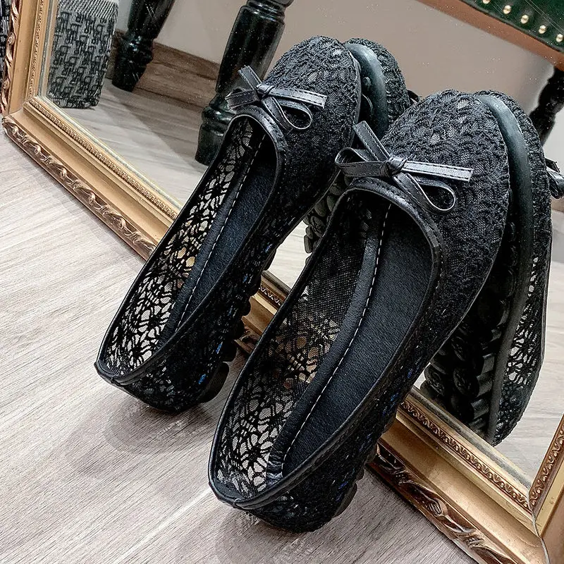 Women Casual Boat Shoes Ladies Slip On Ballet Flats Comfy Soft Zapatos Mujer Walking Footwear 2021 Autumn New Style Loafers