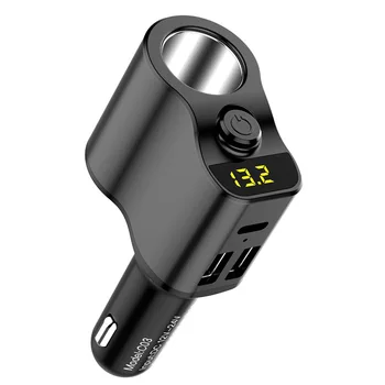 

Dual USB Car Charger Digital Display Lighter 5V 3.1A Tablet GPS Adapter Charger for Huawei iPhone Car-Charger