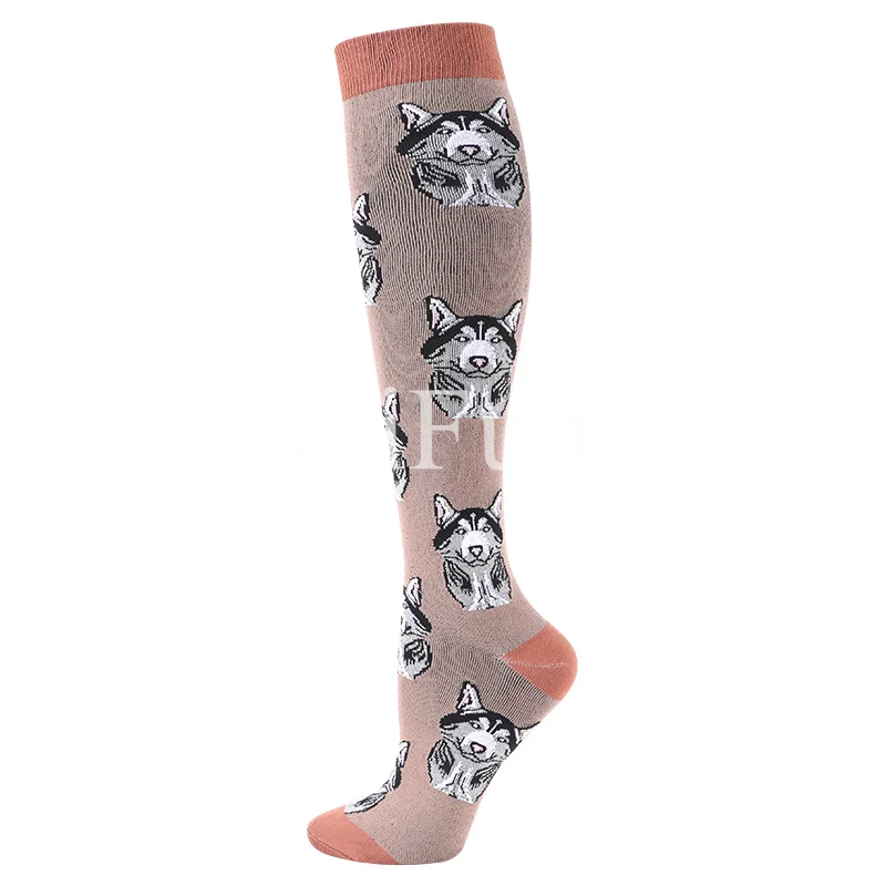 Unisex Knee-High Compression Stockings for Circulation and Support