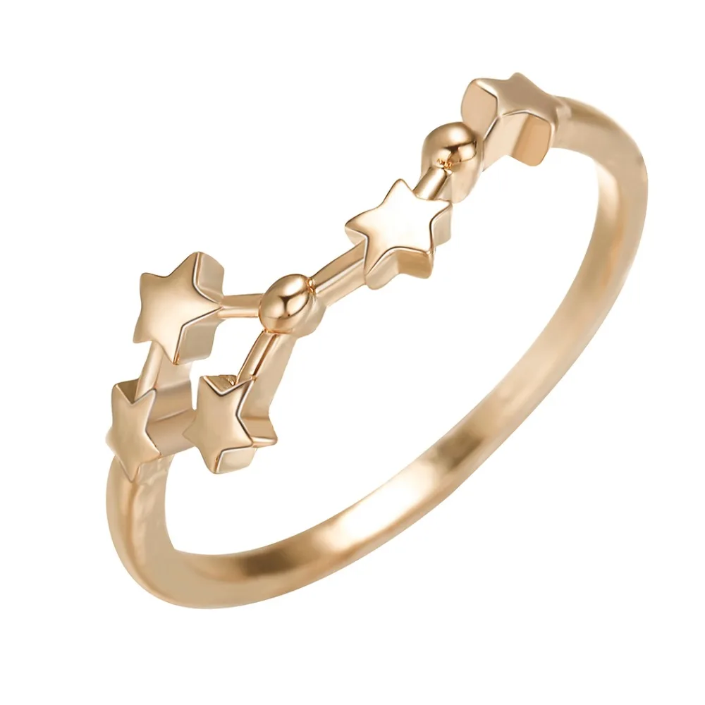 Todorova креативный Знак зодиака Звезда 12 кольцо созвездия Libra Gemini Телец раковые кольца с символикой овна для женщин модные ювелирные изделия