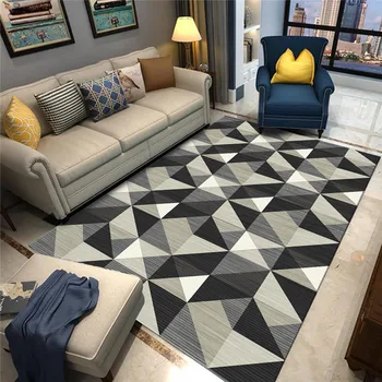 

New washable bohemian style carpet for living room, modern geometric carpet for floor, rug for living room, bedroom, toilet