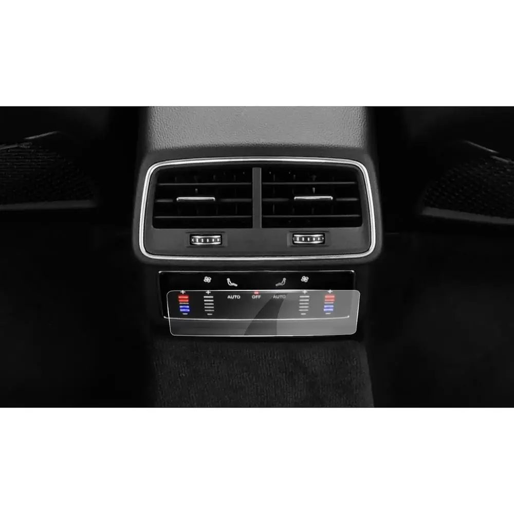 LFOTPP для Audi A6 A7 Q8 Автомобильный задний протектор экрана кондиционера, авто интерьерная Защитная Наклейка аксессуары