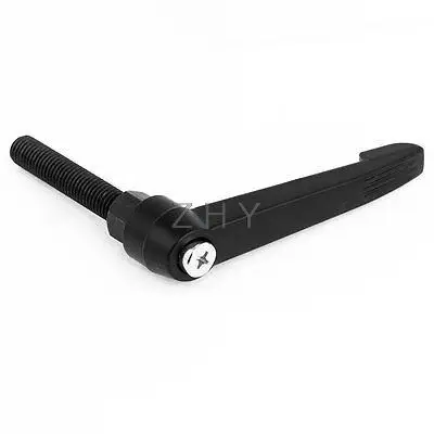 

Black Metal 12mm Threaded Machinery Plastic Adjustable Handle