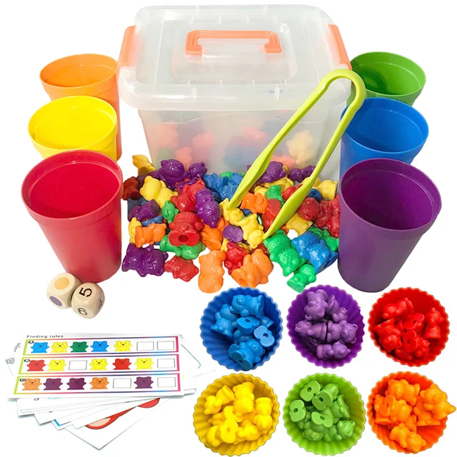 Rainbow Bears for Counting, Sorting, Matching and More