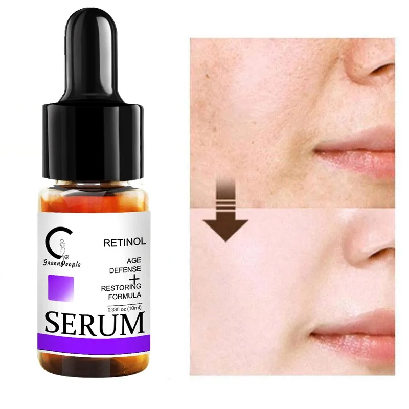 GreenPeople лица Retinol Сыворотки сужения пор анти морщин Омолаживающий увлажняющий с