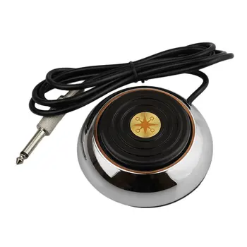 

Stainless Steel Round Tattoo Foot Switch Tattoo Accessories Foot Pedal Switch Power Supply For Tattoo Machine Hot Sale