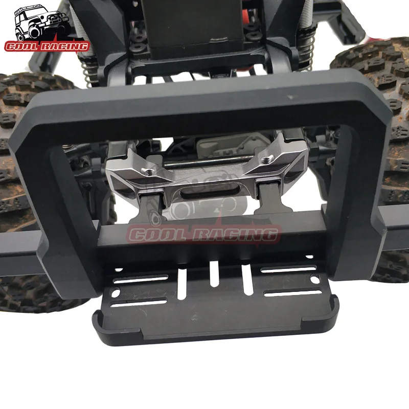 Traxxas Trx-4 алюминиевый сплав передний и задний антиколлизии Соединительный кусок бампер передний и задний бар Соединительный элемент