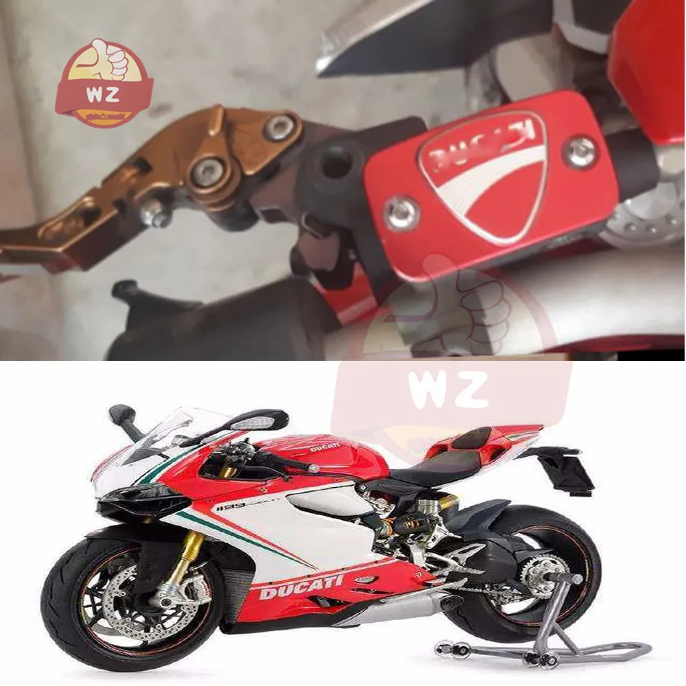 

Frente depósito de líquido de freno tapa Rojo Negro para for Ducati Monster 600 M600 monstruo 620 M620 2001, 2002, 2003, 2004