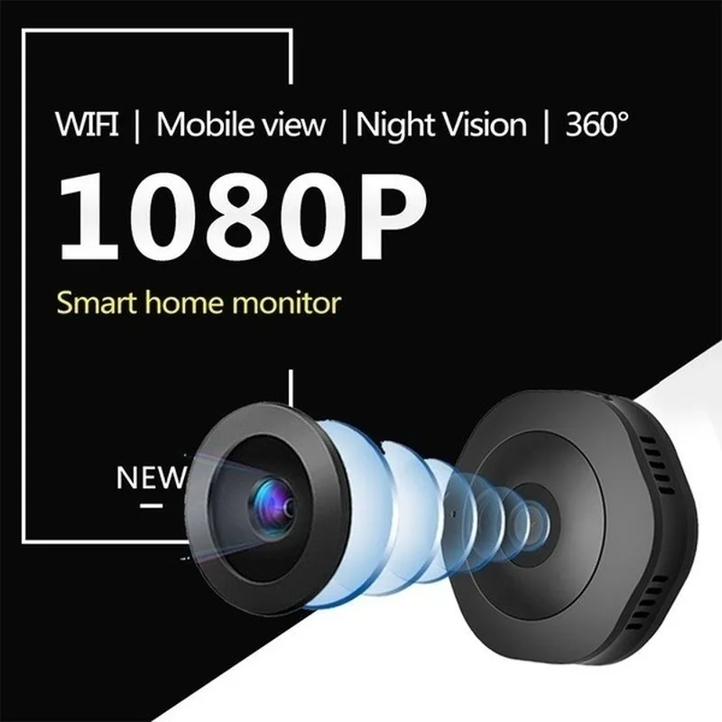 Мини H6 wifi камера HD 1080P микро видео камера инфракрасного ночного видения сеть умный мониторинг Домашняя безопасность водонепроницаемый