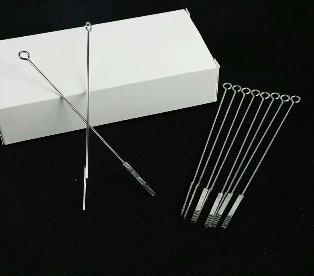 50 шт Профессиональные иглы татуировки 3RL 5RL 7RL 9RL 11RL Размер Одноразовые Ассорти стерильные иглы татуировки 0,30 мм