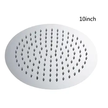 

Round/Square Stainless Steel Showerhead Bath Faucet Rainfall Rain Shower Head 35ED