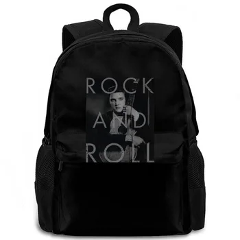 

Elvis Presley ROCK AND ROLL Licensed adult All s Print women men backpack laptop travel school adult student