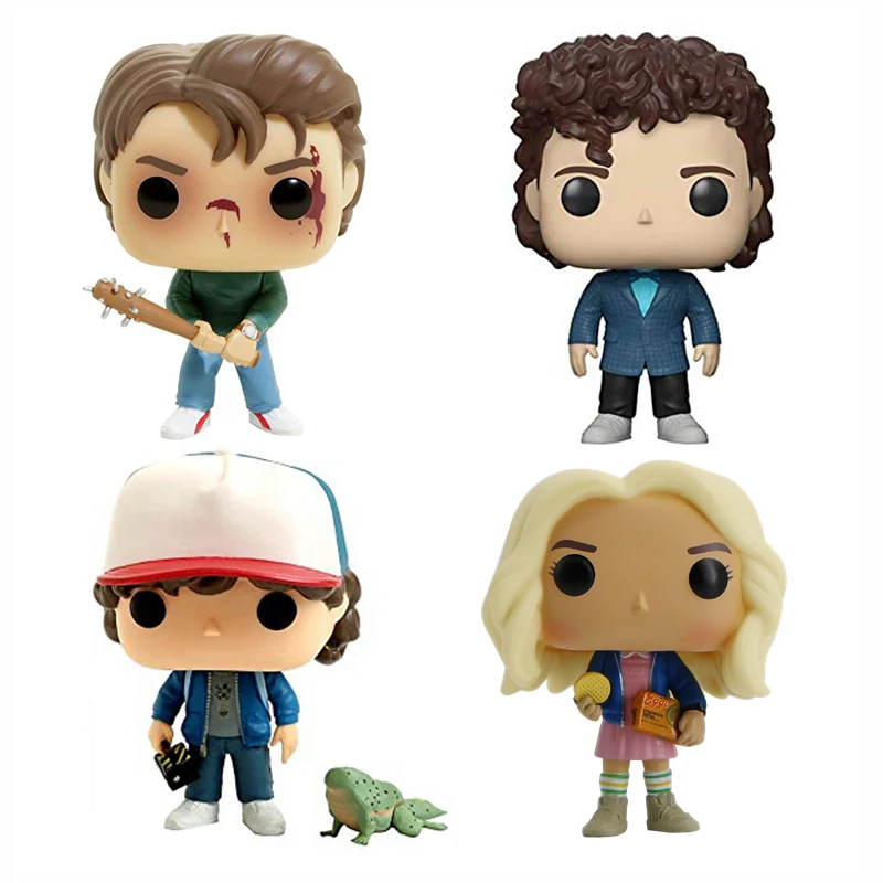 

Stranger Things Figure Dustin & Dart (Hot Topic) Steve Eleven Action Figure Original Funco Popular Hot Toys for Children