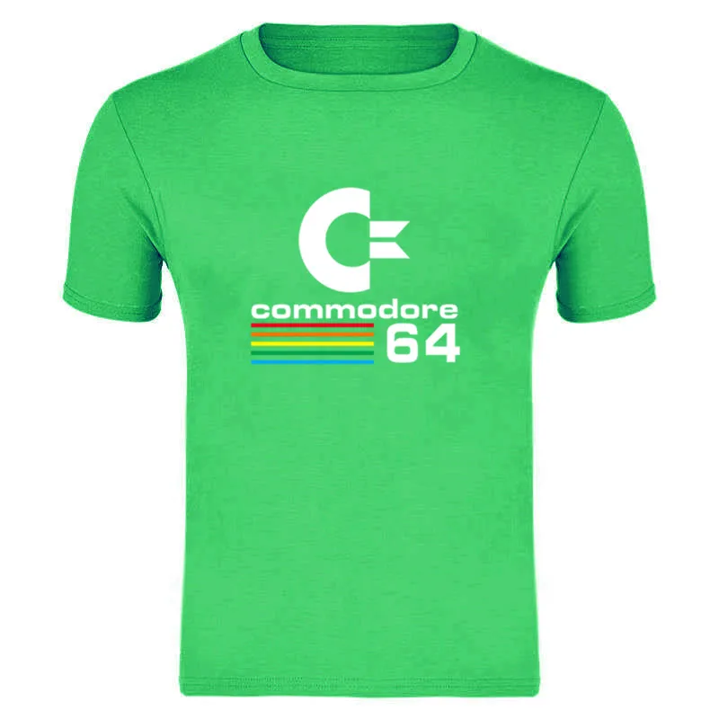 Новая летняя футболка 64 крутая модная дизайнерская забавная мужская одежда из чистого хлопка хип-хоп футболка с коротким рукавом плюс размер - Цвет: Зеленый
