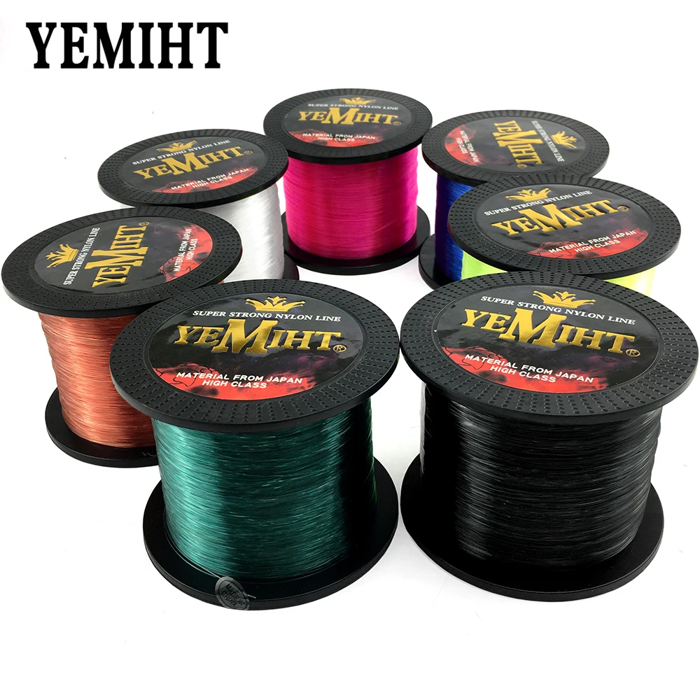 Nylon Fishing Line 1000M 500M Japanese Durable Monofilament Sea Fishing
