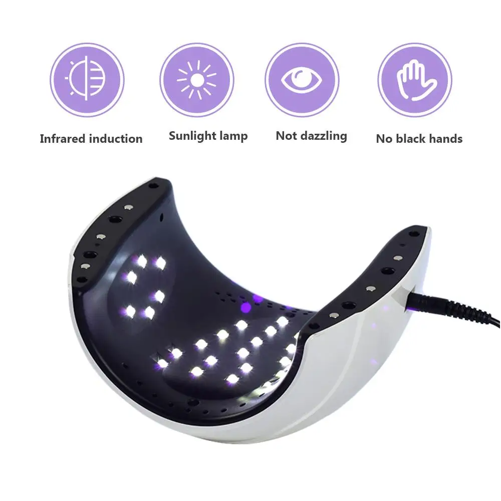 Günstig 48W UV LED Lampe Nagel Trockner Für Hand Fuß 2in1 Gel Polish Curing Trocknung Fingernagel Zehennagel Led Led lampe Polnisch maniküre Nail art Werkzeug