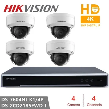 

Hikvision 8MP Video Surveillance POE IP Camera DS-2CD2185FWD-I 4K Network Dome security CCTV Camera SD card 30m IR H.265+