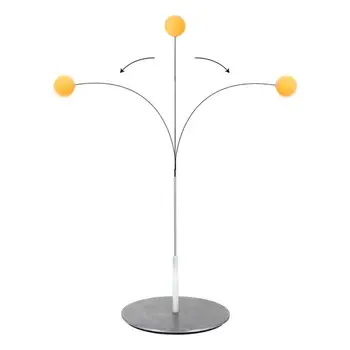 

Elasticity Kid Adult Ping-pong Practice Trainer With Soft Shaft Ping Pong With Racket Training Tool Leisure Decompression Sports