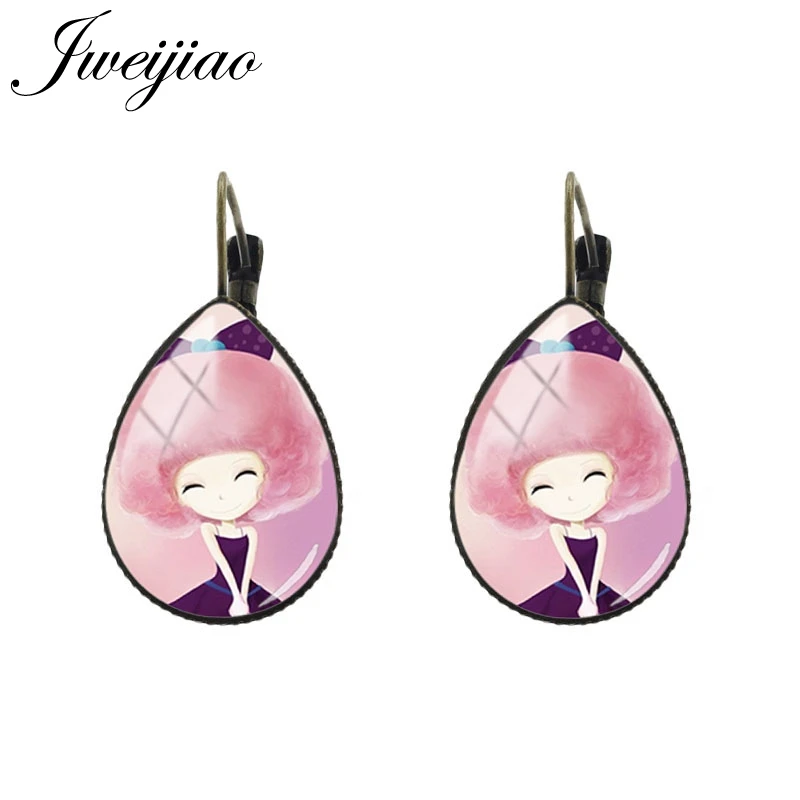 JWEIJIAO серьги для девочек слеза капли воды клипсы аниме Noragami aragato косплей