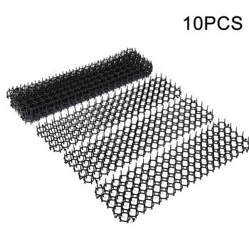 

10pcs/set Garden Prickle Pest Control Deterrent Devices Safe Square Scat Mat Cat Dog Outdoor Indoor Sting Spikes Straps