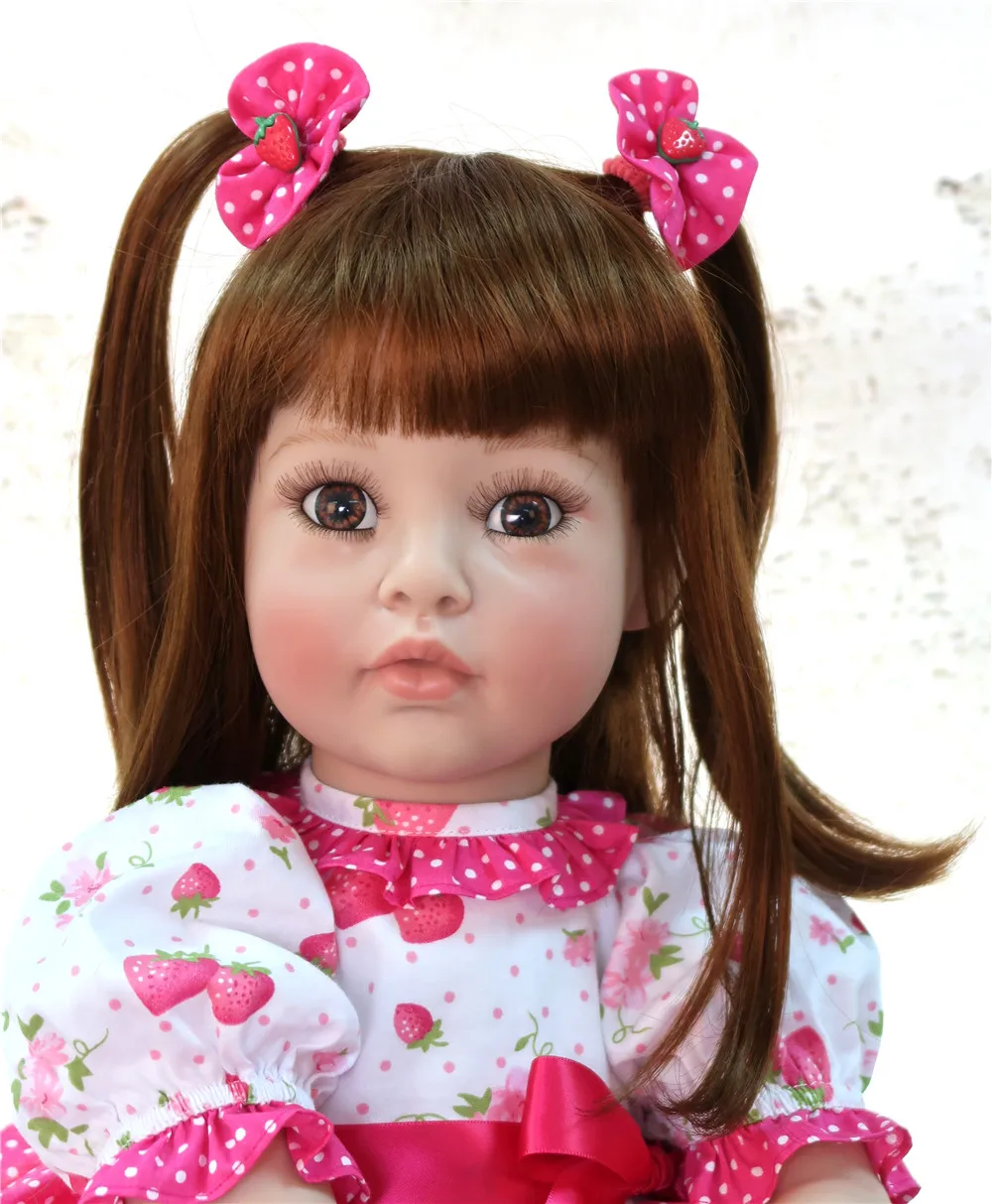 DollMai 2" /60 см reborn baby princess Куклы для маленьких девочек силиконовые reborn Детские куклы игрушки для детей подарок Bebe живой reborn boneca