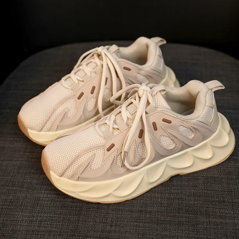 

Lightweight Women Dad Shoes 2019 New Chunky Breathable Sneakers For Women Vulcanize Shoes Casual Fashion Platform Sneakers Femme