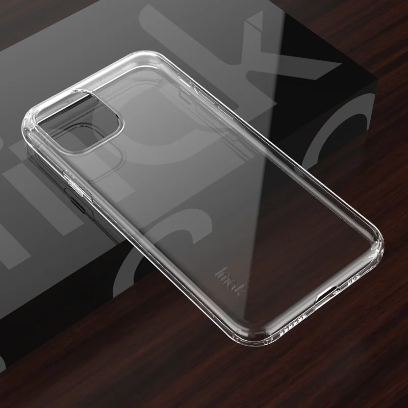 IMAK Airbag Прочный ТПУ для iPhone 11 Pro Max Кристальный чехол iPhone11 Pro Чехол прозрачный Etui для iPhone 11Pro задний Чехол бант - Цвет: Прозрачный