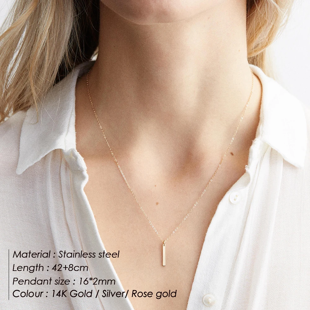 e-Manco-Stylish-Stainless-Steel-Pendant-Necklace-Thin-Link-Chain-Necklace-Best-Friend-Necklace-Minimalist-choker (1)