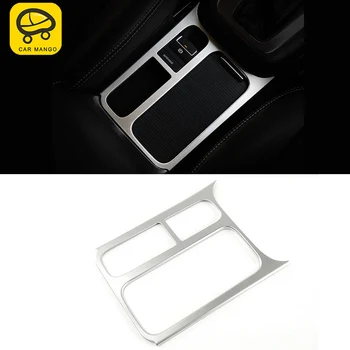 

CARMANGO for VW Volkswagen Tiguan 2010-2016 Car Center Console Cup Holder Panel Cover Trim Frame Sticker Interior Accessories