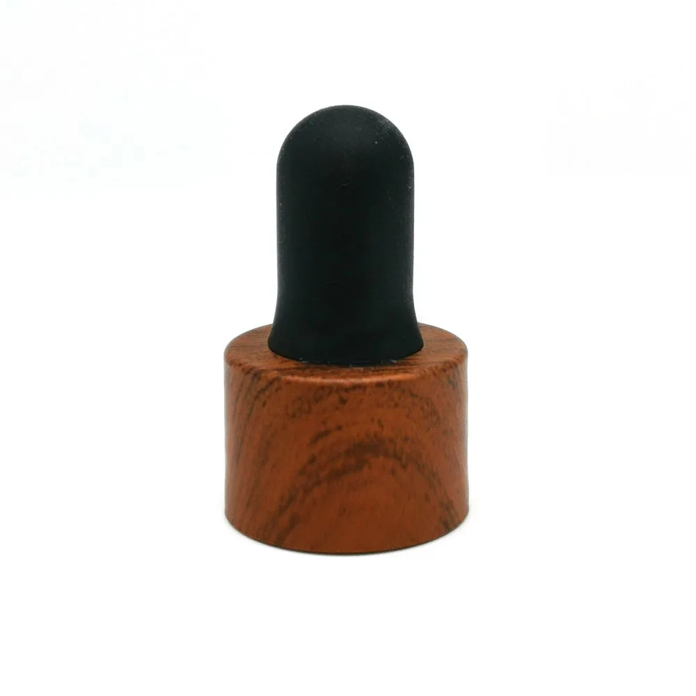 Forma de Madeira Tubo de Vidro para Óleo Frasco de Soro Conta-gotas de 100 Frasco ml Tampa Branco Preto Lâmpada Essencial Líquido 5 Ml-18 - 410 5 5 frasco conta-gotas de 100 ml-18 410