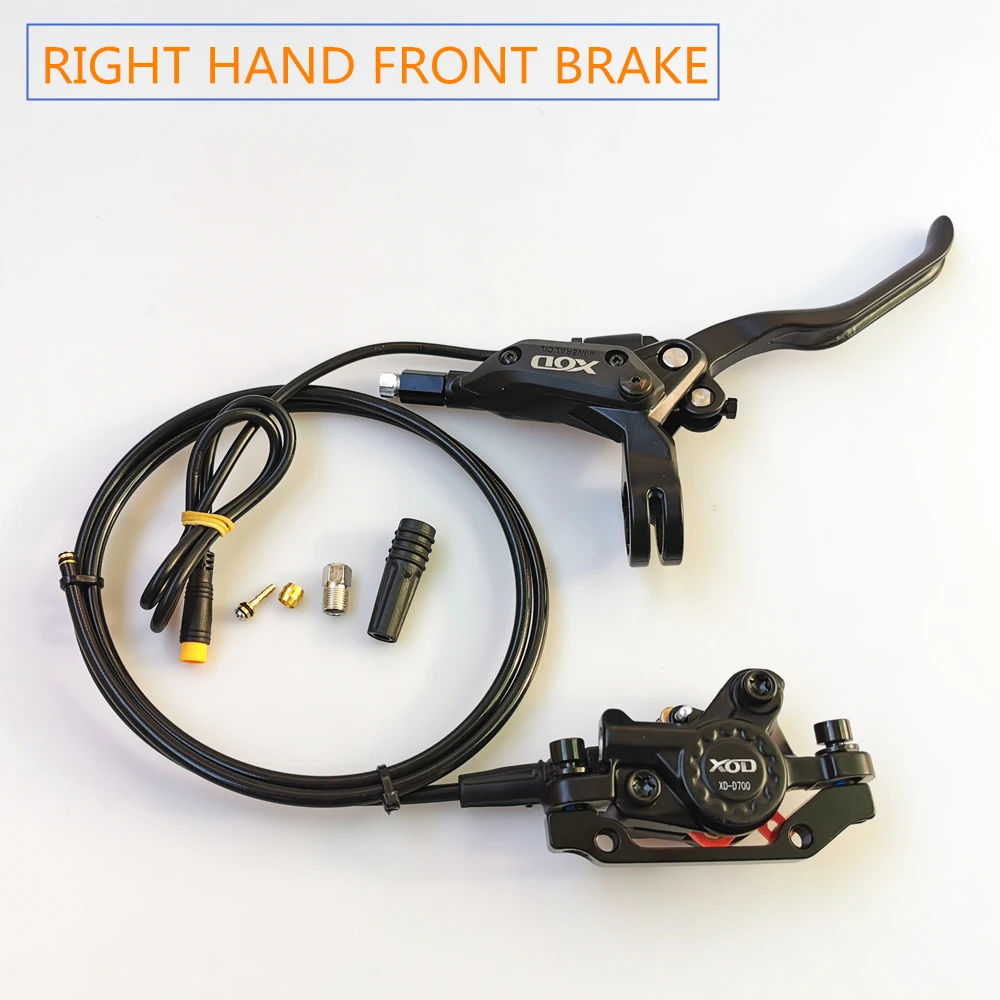 RIGHT FRONT BRAKE XOD для е-байка тормозной 3-контактный водонепроницаемый разъем гидравлические дисковые тормоза отрезать Мощность Передние Задние Тормоза сборка "сделай сам", фара для электровелосипеда в скутер стоп-сигнал - Цвет: RIGHT FRONT BRAKE
