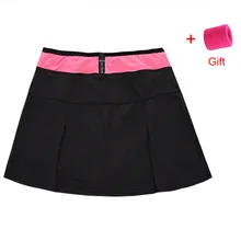 Женская юбка полиэстер теннисные юбки быстросохнущие спортивные шорты пять цветов