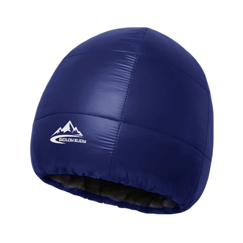 

Winter Ear-cap Waterproof Down Skull Beanie Warm Hat For Cycling Ski Hiking Camping Windproof Thermal Fleece Lined