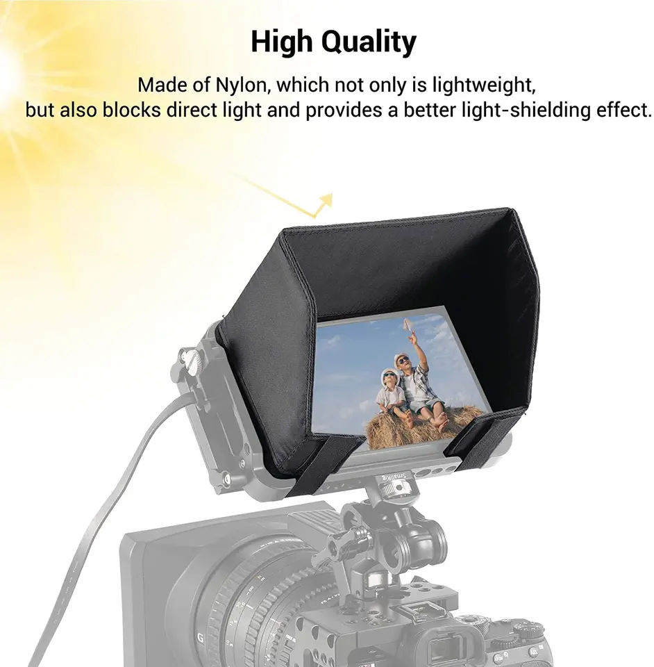 ATOMOS SHINOBI Smallrig モニターケージ＆フード付き SmallRig モニター サン フード ATOMOS Ninja V 5