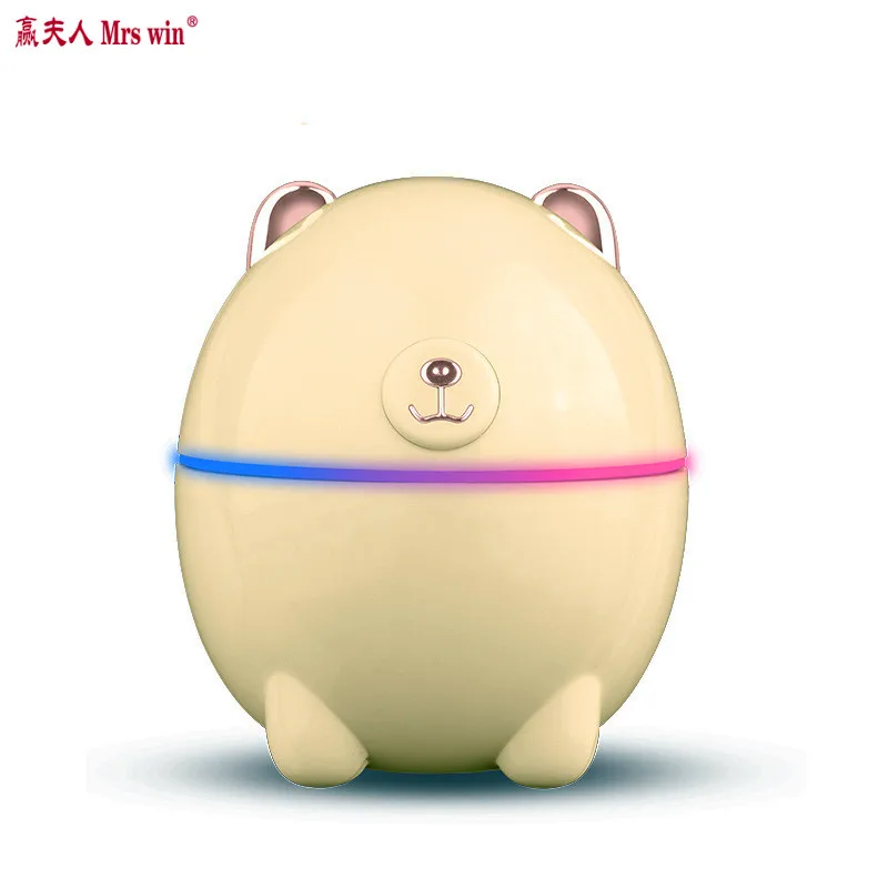 

USB Humidifier Cute Pet Ultrasonic Cool Mist Aroma Air Oil Diffuser Romantic Color LED Lamp Humidificador Home Appliances