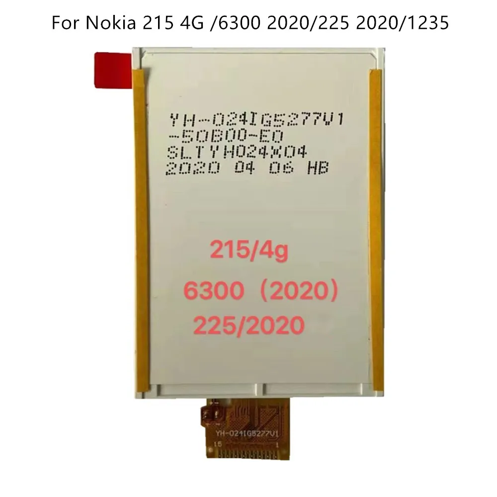 Azqqlbw 10 Pz/Lotto Per Nokia 215 4G /6300 2020 Versione/225 2020 1235 Schermo Lcd Parti Di Riparazione Di Ricambio Per Nokia 1235