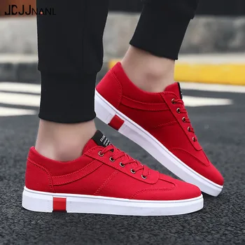 

JCJJNANL Summer Old Beijing Cloth Shoes Men Canvas Flat Shoes 2019 Breathable MEN'S SHOES Fashion Versatile Trendy Shoes