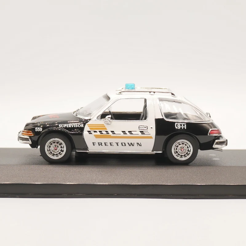 Премиум X 1:43 AMC PACER Фритаун осмеливать полиция 1975 литая модель автомобиля|Наземный